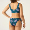 Arrière du bikini menstruel à fleurs Modibodi