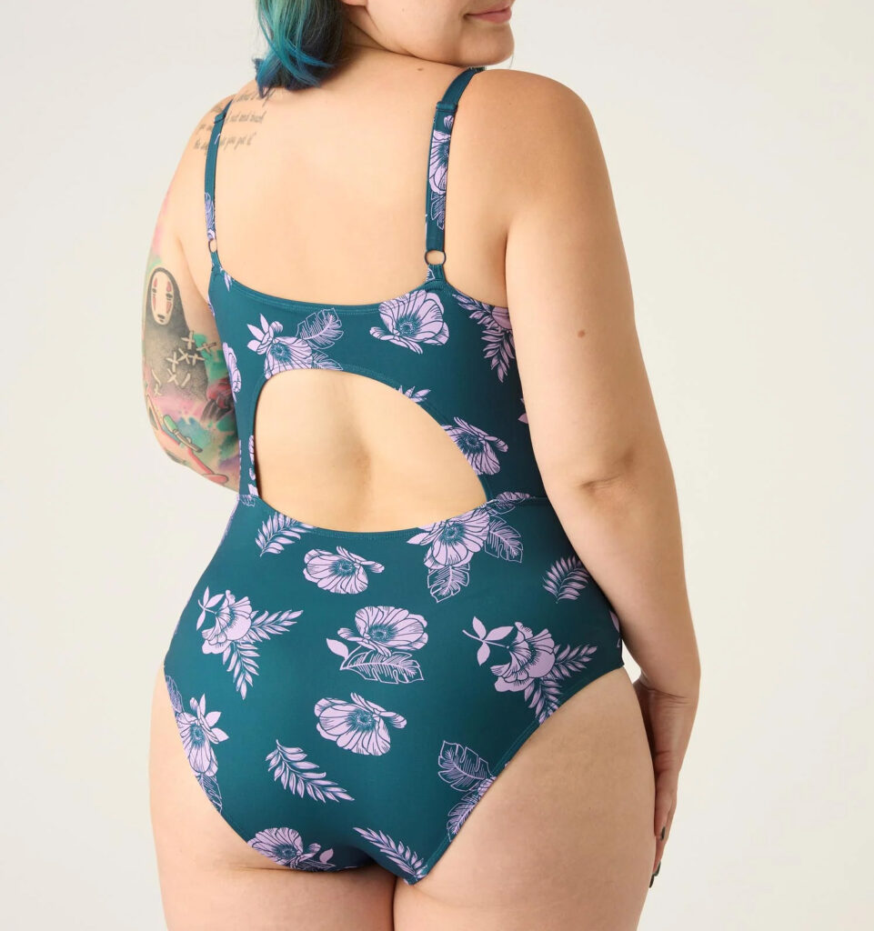 Cindy - Maillot De Bain Menstruel Une Pièce à Bretelles - Miss Minceur