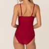 maillot de bain menstruel rouge vu de dos